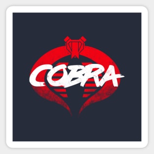 Cobra Commander 80s Edition Sticker